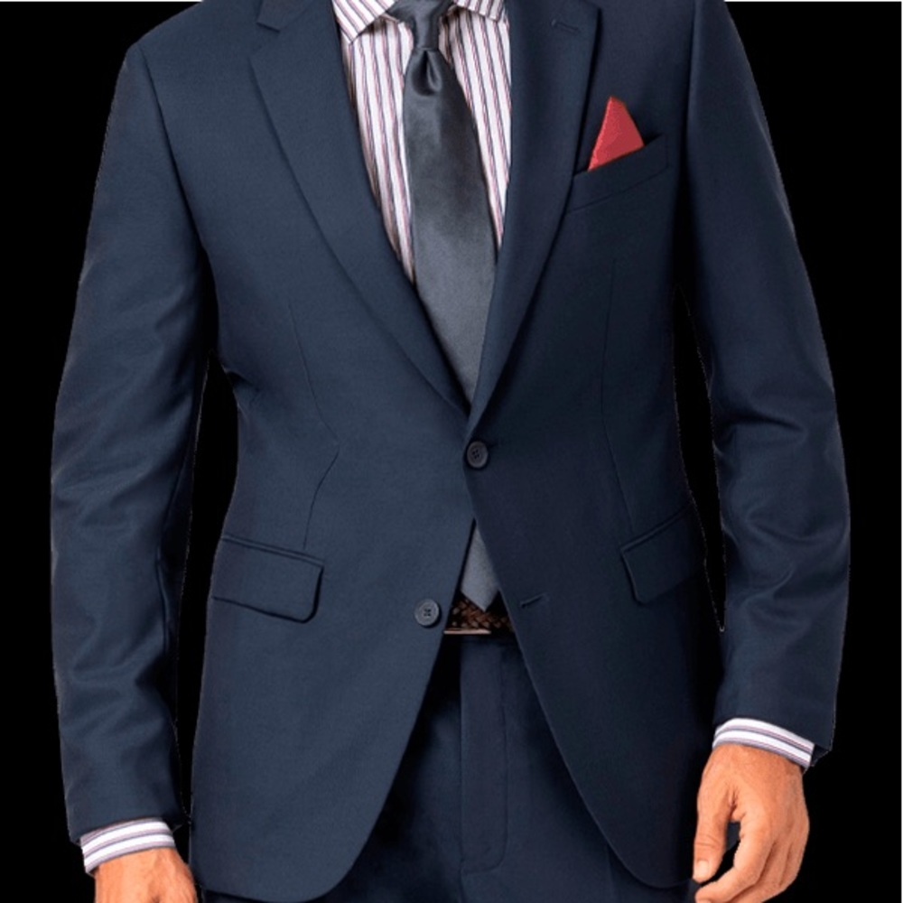 Hockerty Men’s Double Breasted Suit Jacket